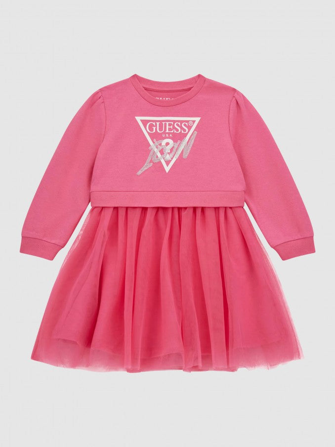 Children's dress in pink Guess