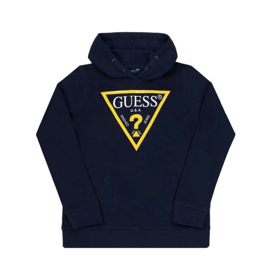 Плътна блуза за момче в сиво Guess