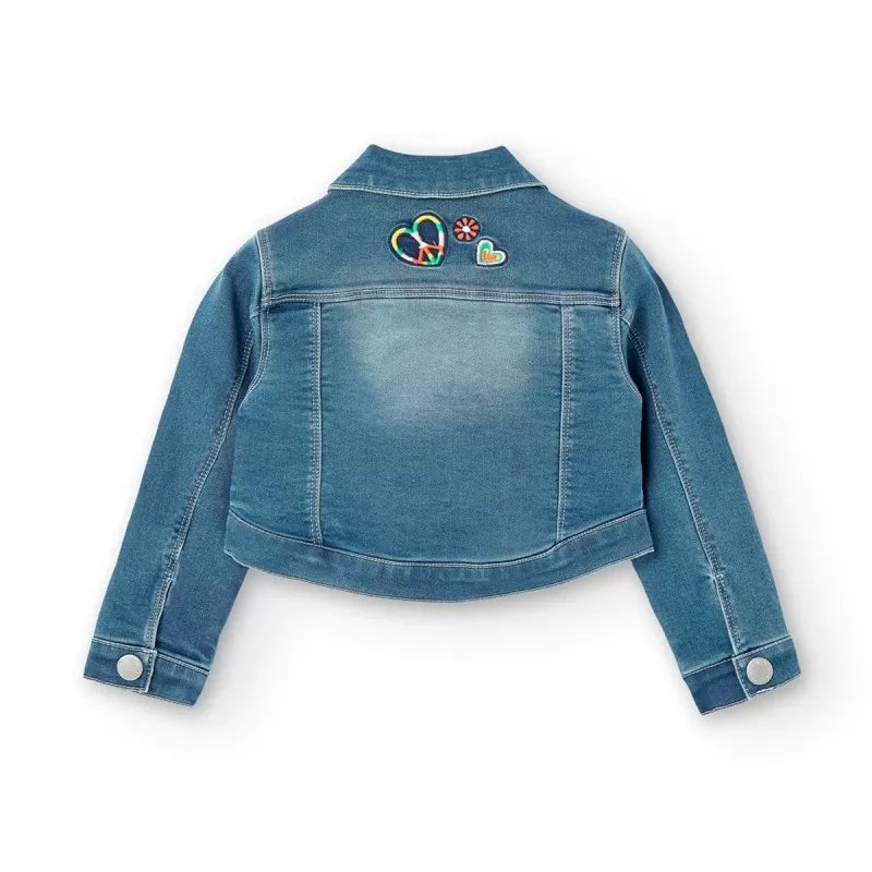 Boboli denim jacket for girls