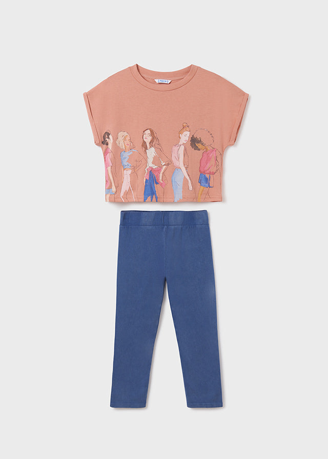 Two-piece girl's set MAYORAL