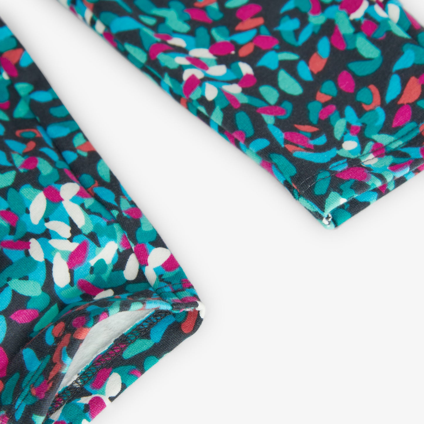 Elastic trousers with petal pattern BOBOLI