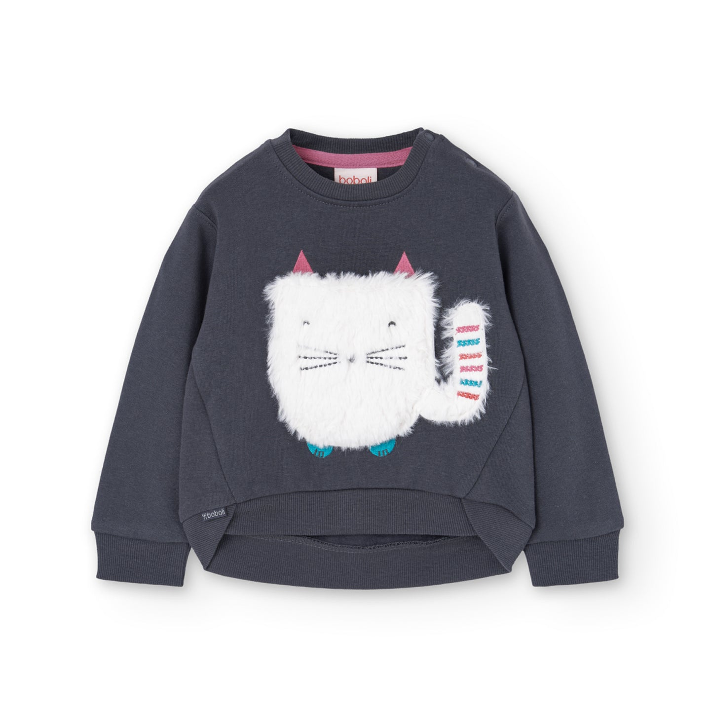 BOBOLI kitten fleece blouse
