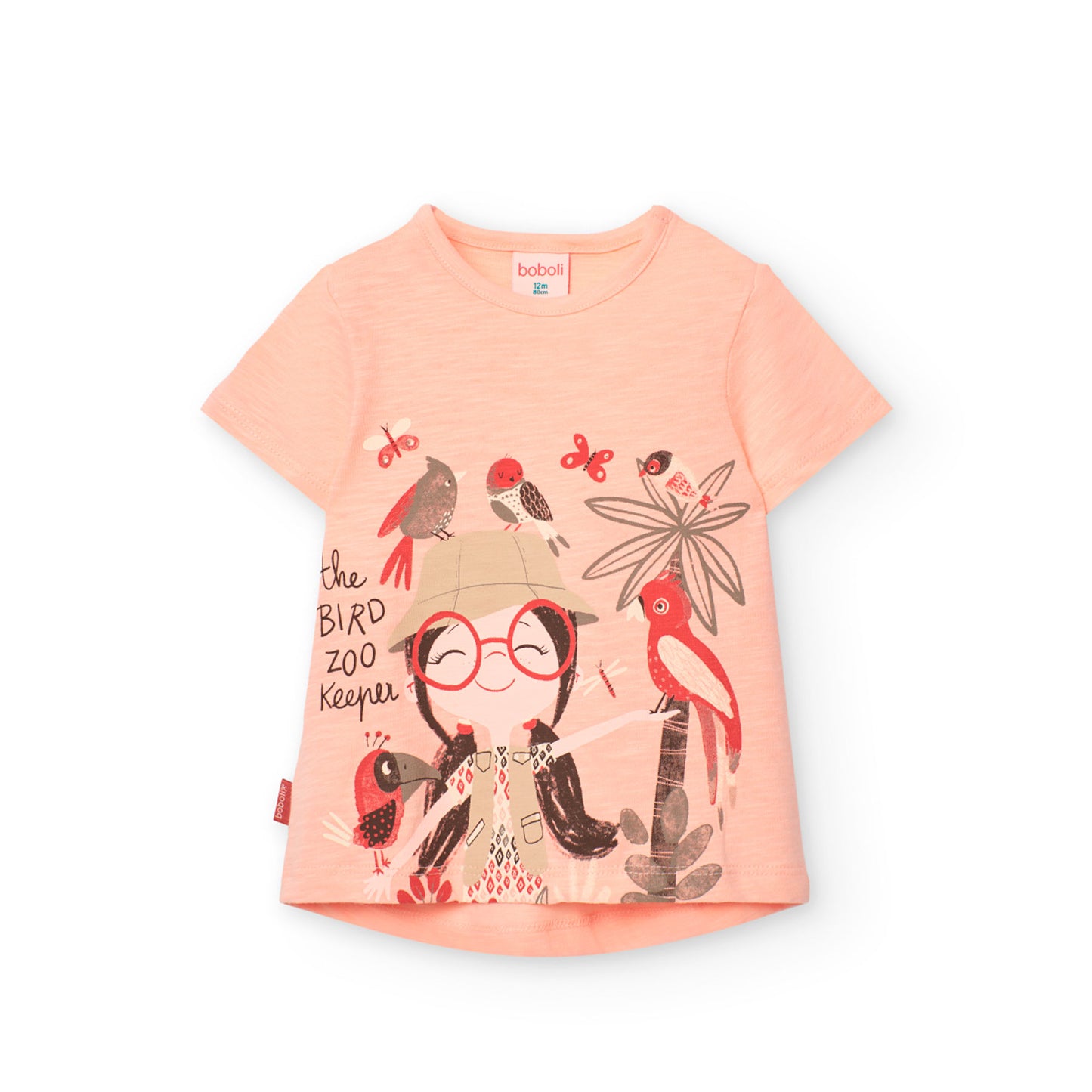 Комплект за момиче тениска и клин Boboli