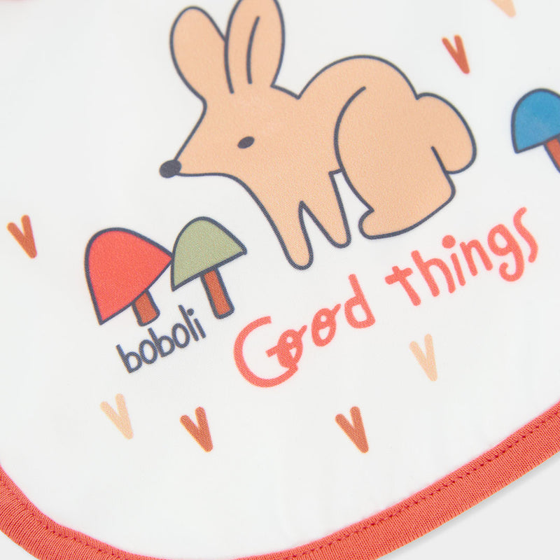 Комплект 2 бандани лигавници за бебе момче BOBOLI