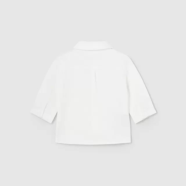 Linen shirt with bow tie MAYORAL