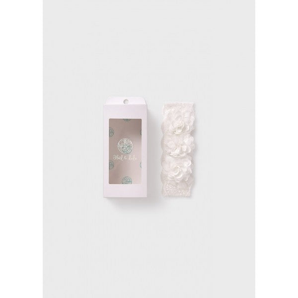 Headband for girl in white Abel &amp; Lula