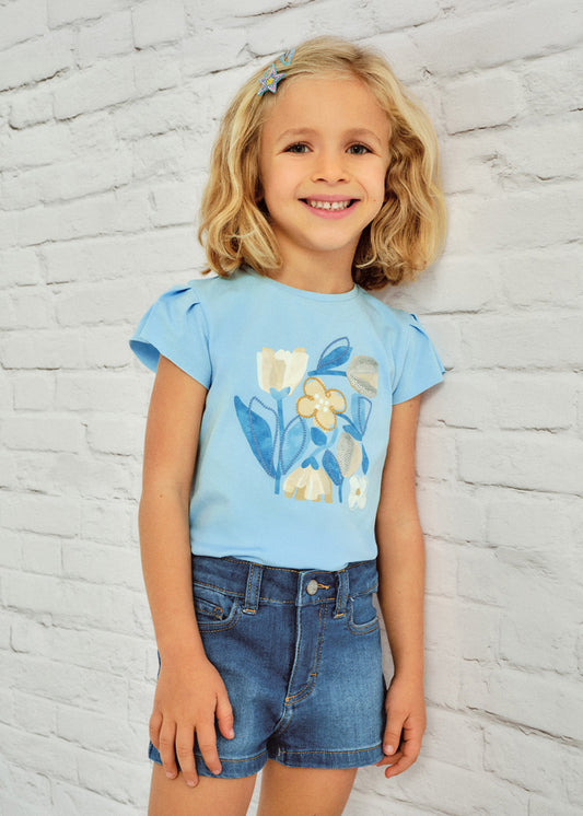 MAYORAL girl's denim shorts