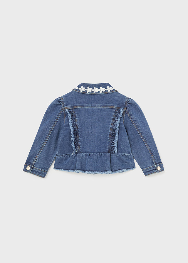 Mayoral denim jacket for girls