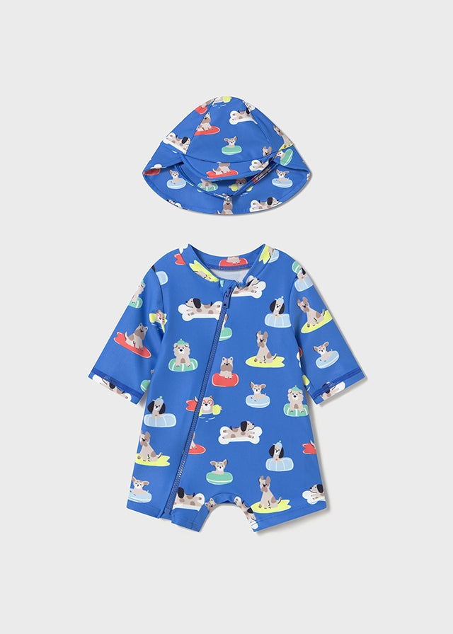 Swimsuit and hat for boy MAYORAL
