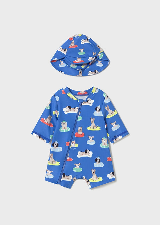 Swimsuit and hat for boy MAYORAL