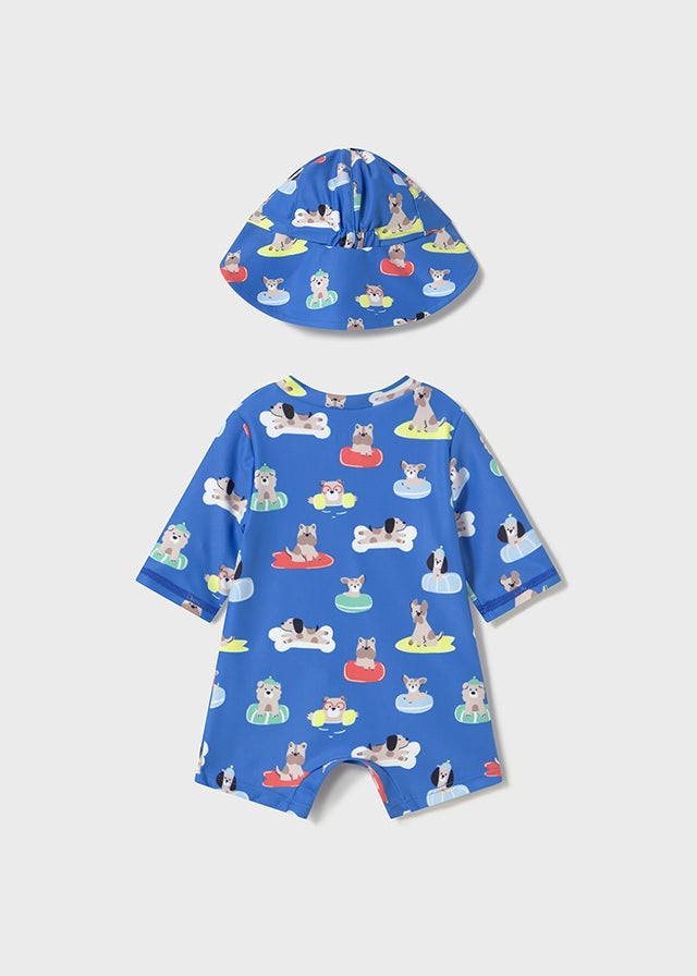 Swimsuit and hat for boy MAYORAL
