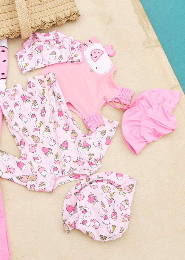 Swimsuit and hat for girl MAYORAL