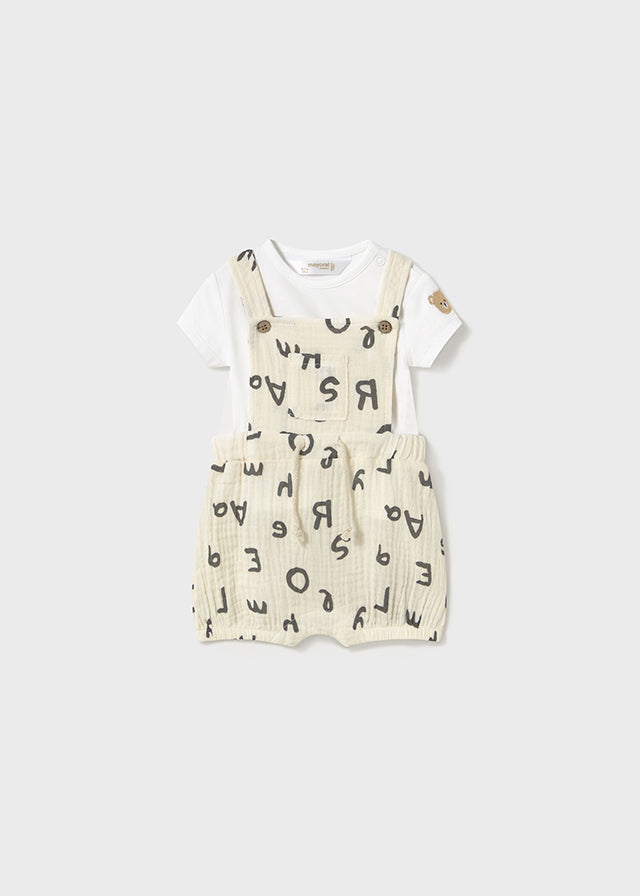 Boy's jumpsuit and T-shirt set MAYORAL