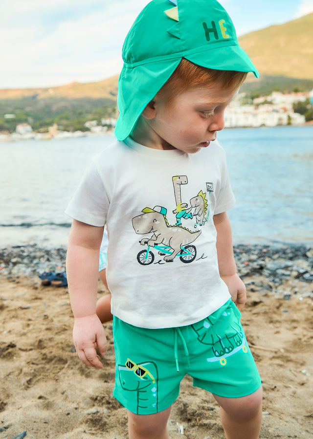Beach shorts and hat for boy MAYORAL