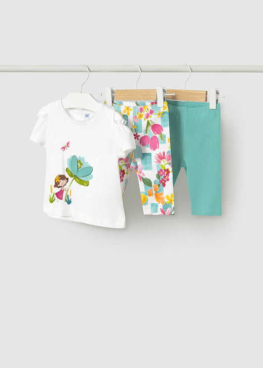 Three-piece girl's set MAYORAL