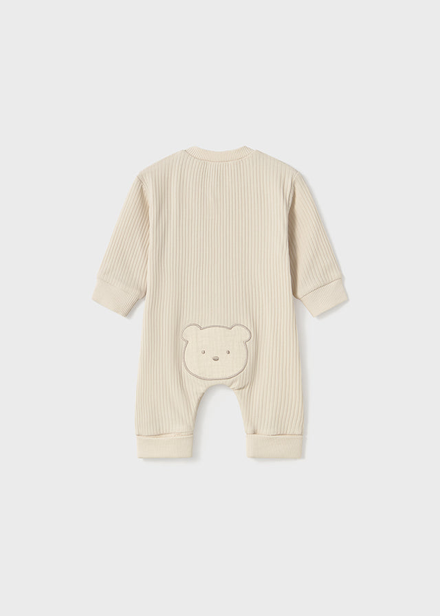 Mayoral teddy bear jumpsuit for newborn boy