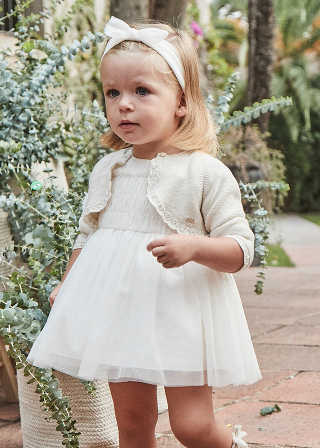 Dress and headband for girl MAYORAL