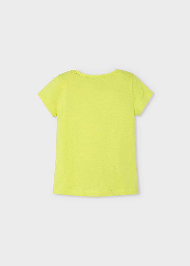 Тениска с щампа за момиче Mayoral