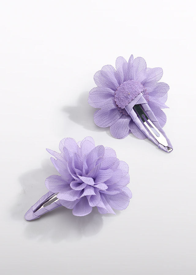 Set of two hair clips in purple Abel &amp; Lula
