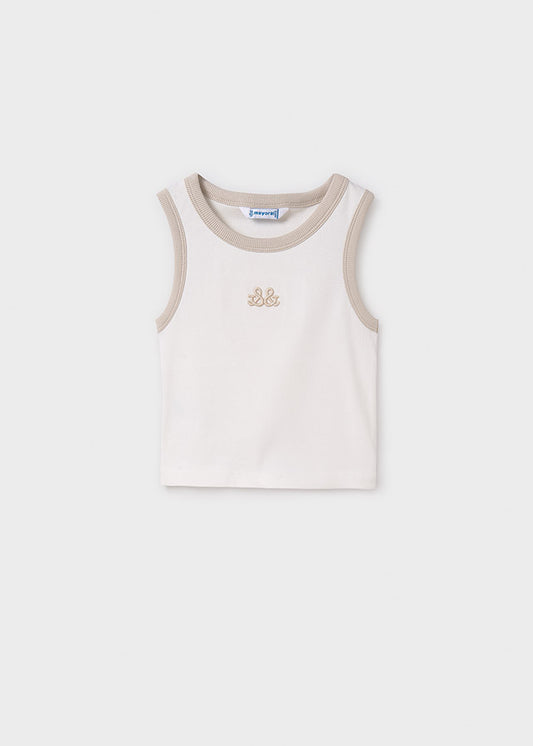 Потник за момиче в бяло MAYORAL