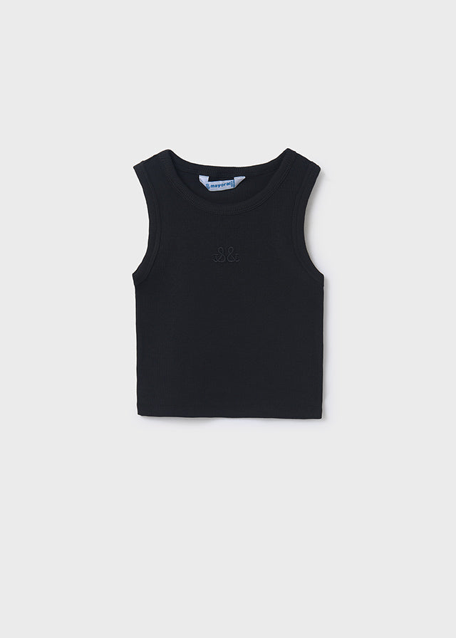 Tank top for girls in black MAYORAL