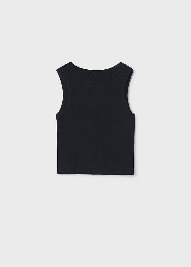 Tank top for girls in black MAYORAL