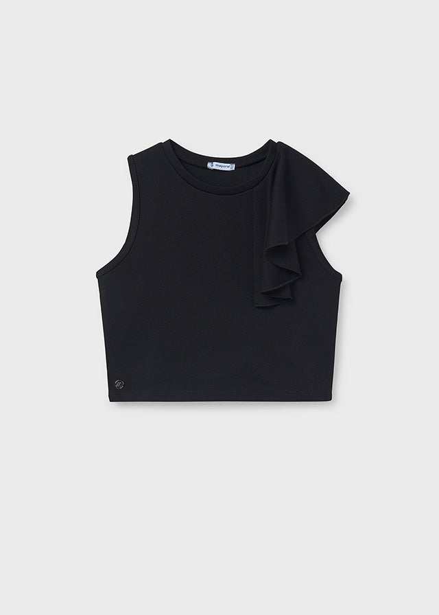 Tank top for girls in black MAYORAL