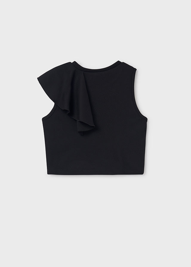 Tank top for girls in black MAYORAL