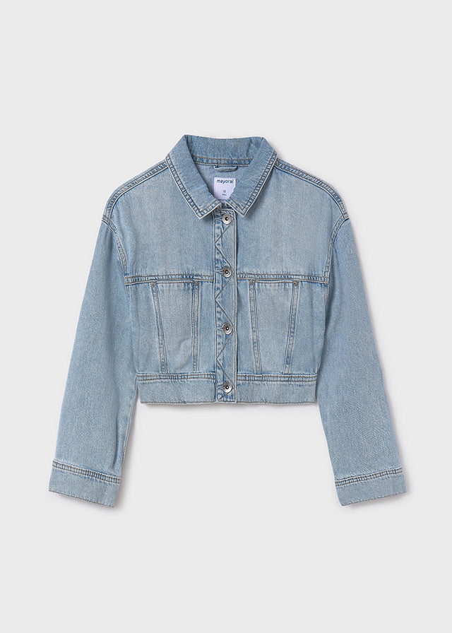 Mayoral denim jacket for girls
