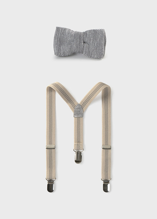 Комплект от тиранти и папийонка за момче MAYORAL