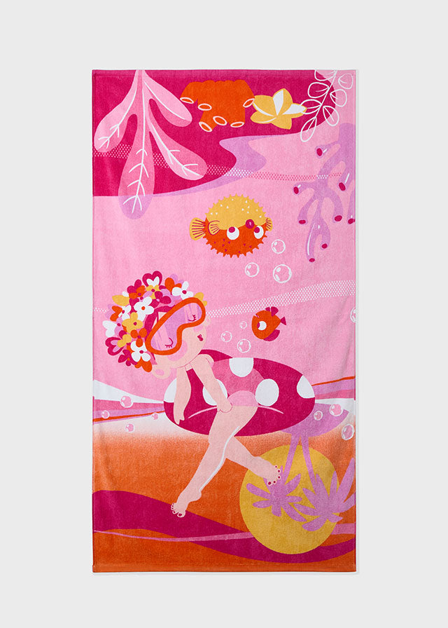 Mayoral girl's beach towel