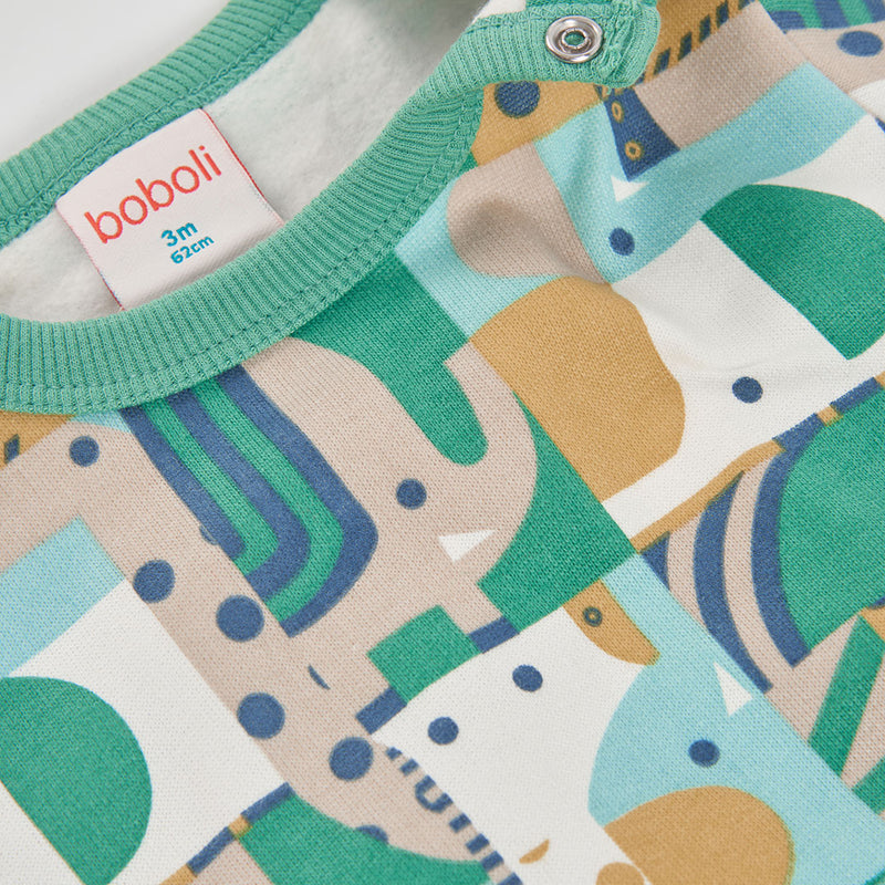 Плетен комплект за бебе момче BOBOLI