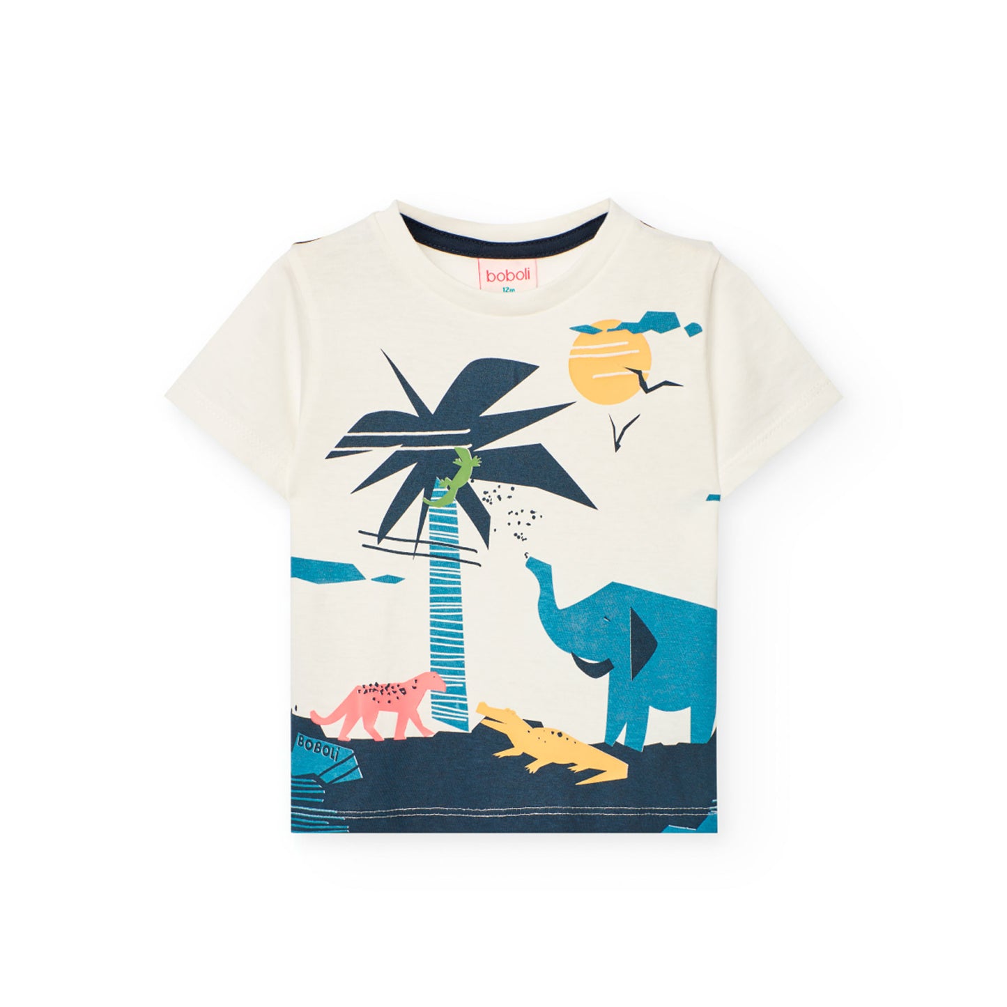 Комплект за момче тениска и къси панталони Boboli