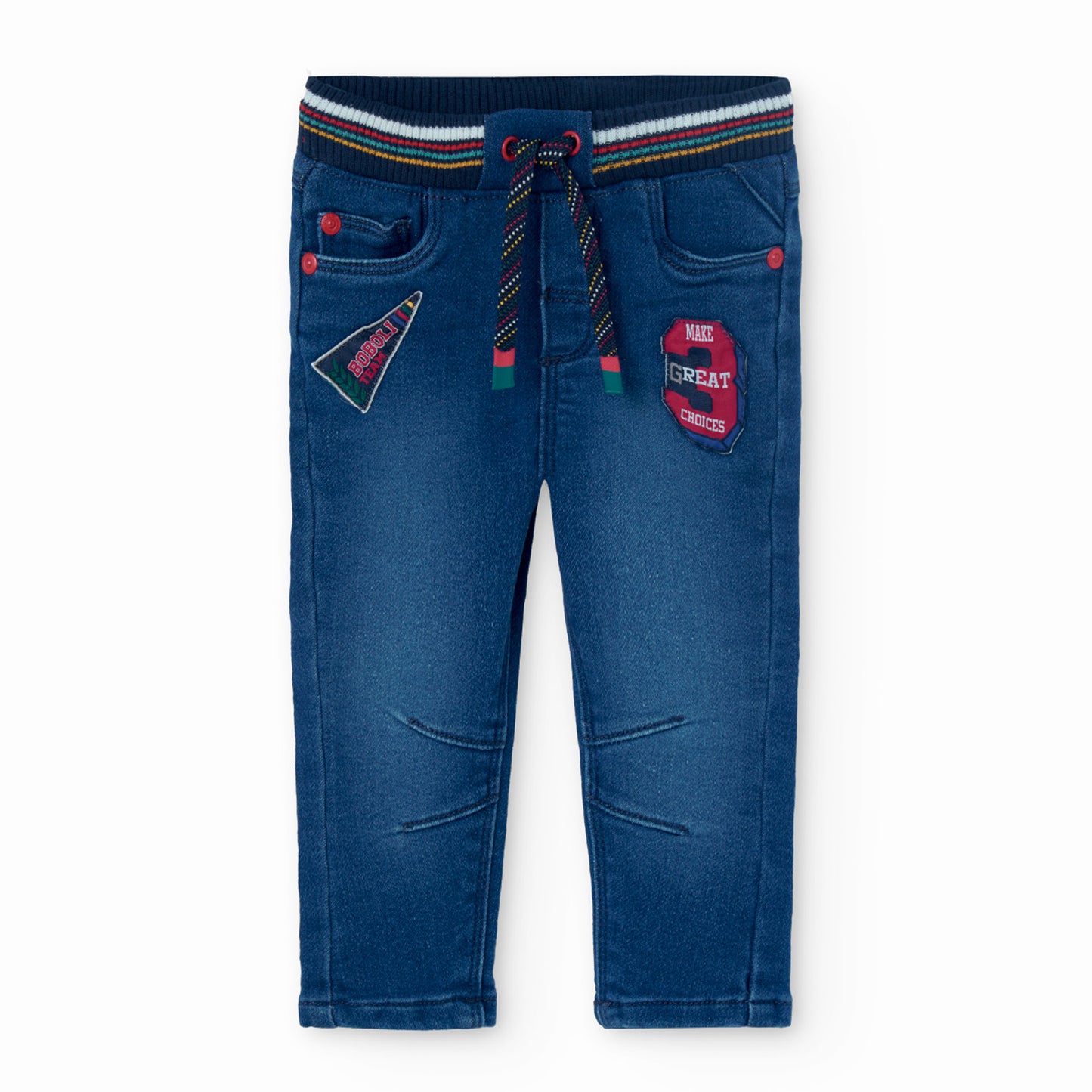 Boy's jeans with elastic BOBOLI