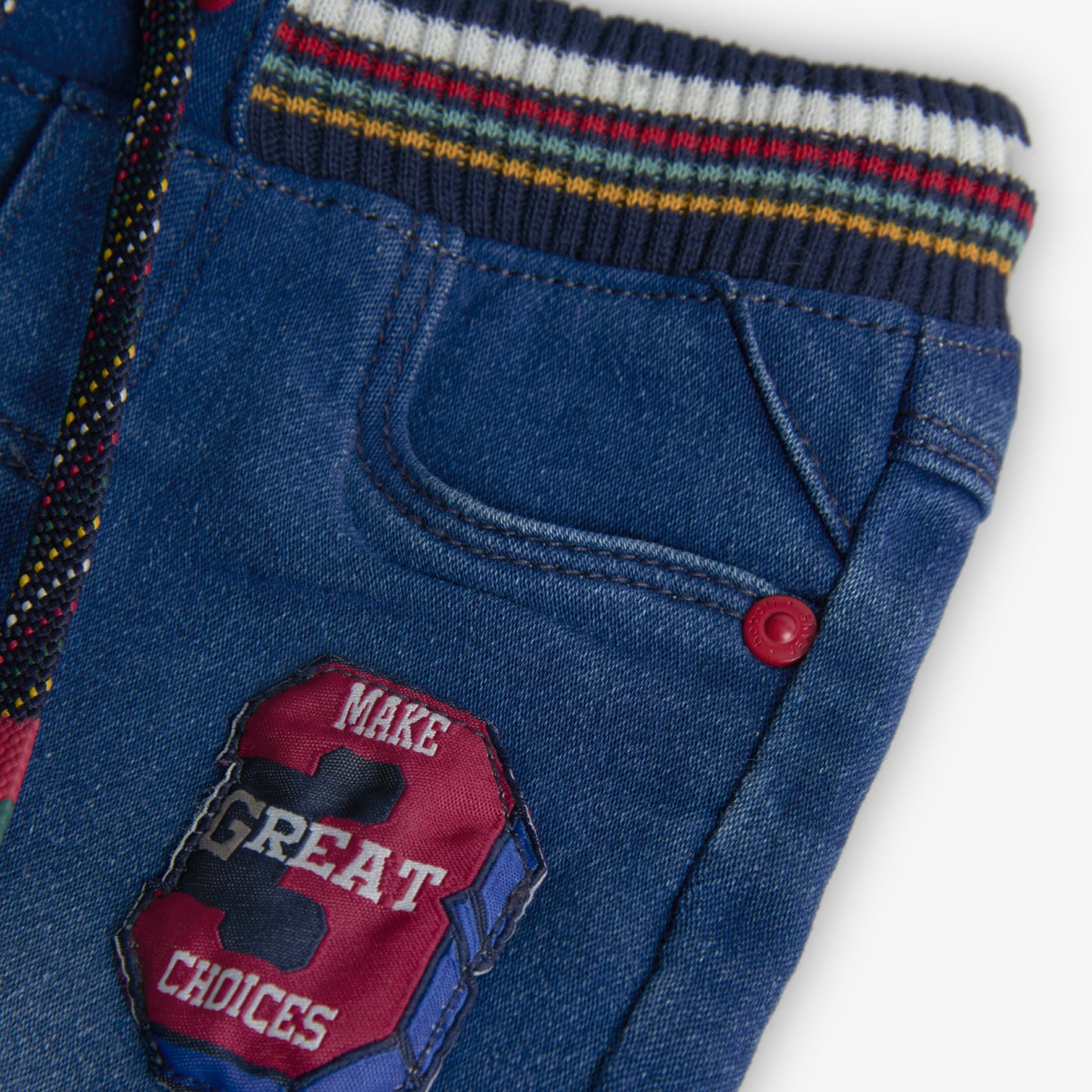 Boy's jeans with elastic BOBOLI