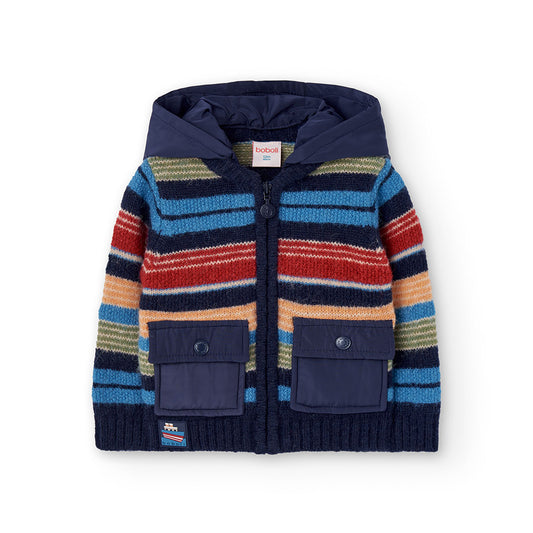Knitted cardigan for boy BOBOLI