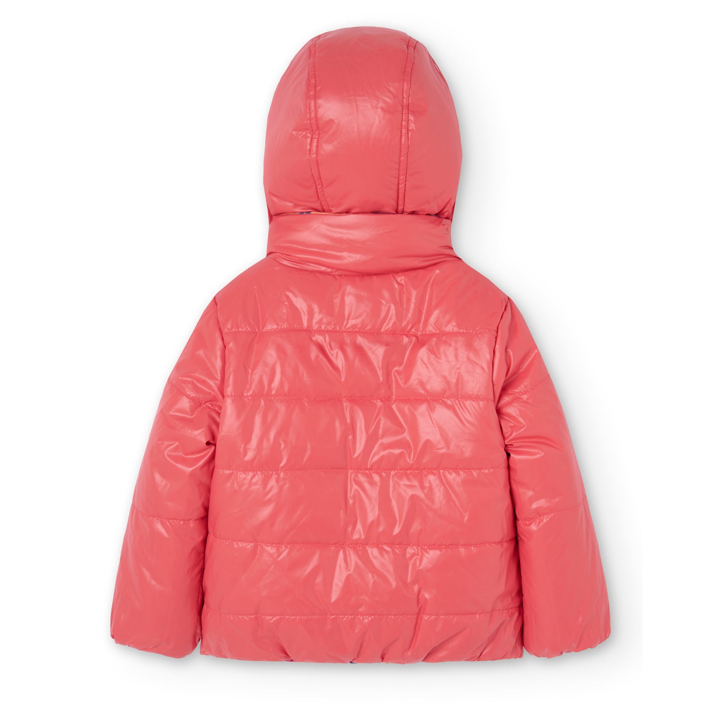 Двулицево яке за момиче с цветя BOBOLI