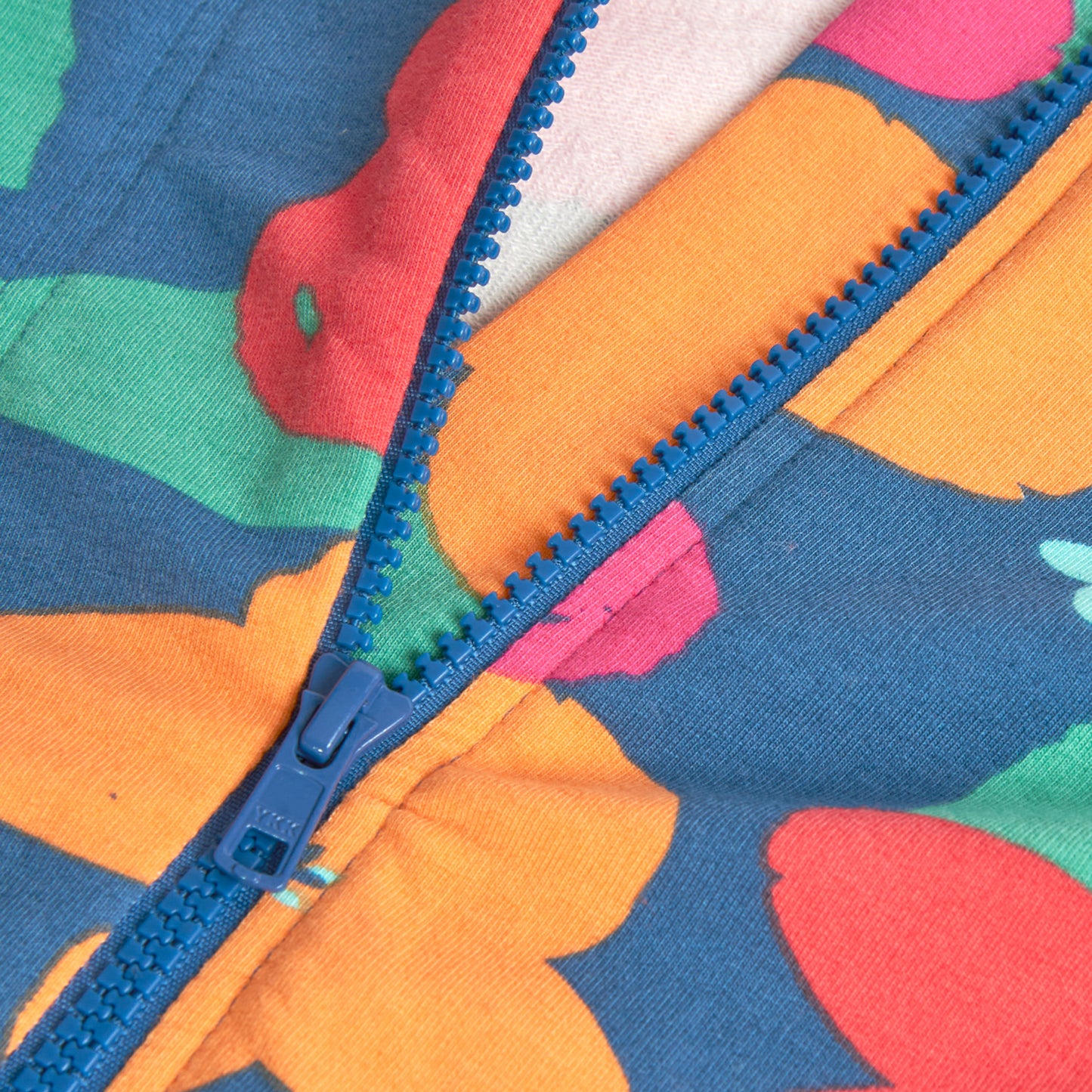 BOBOLI floral side zip sweatshirt