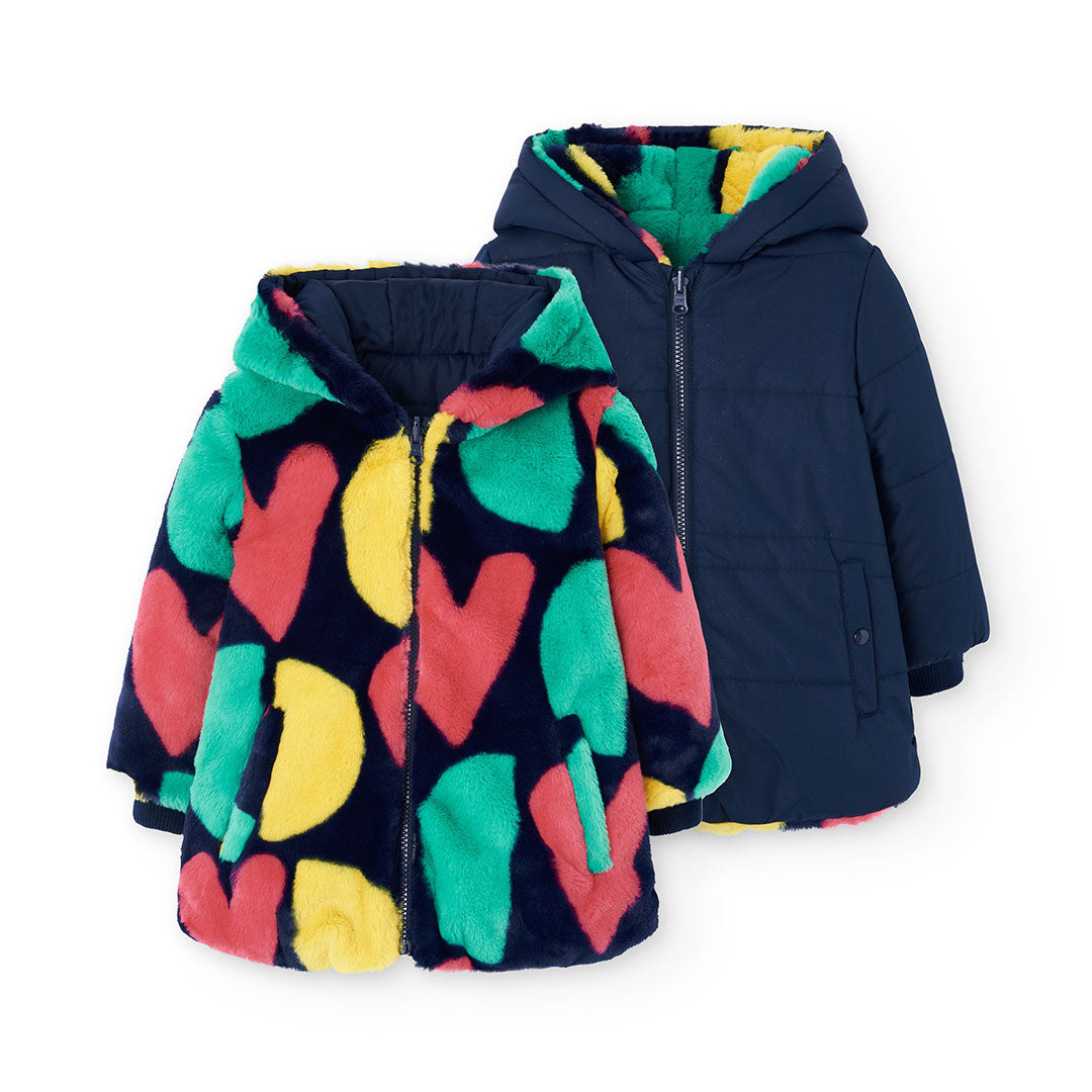 Reversible jacket for girl BOBOLI