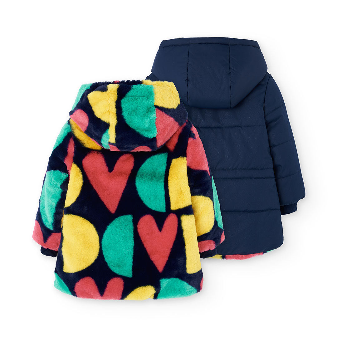 Reversible jacket for girl BOBOLI