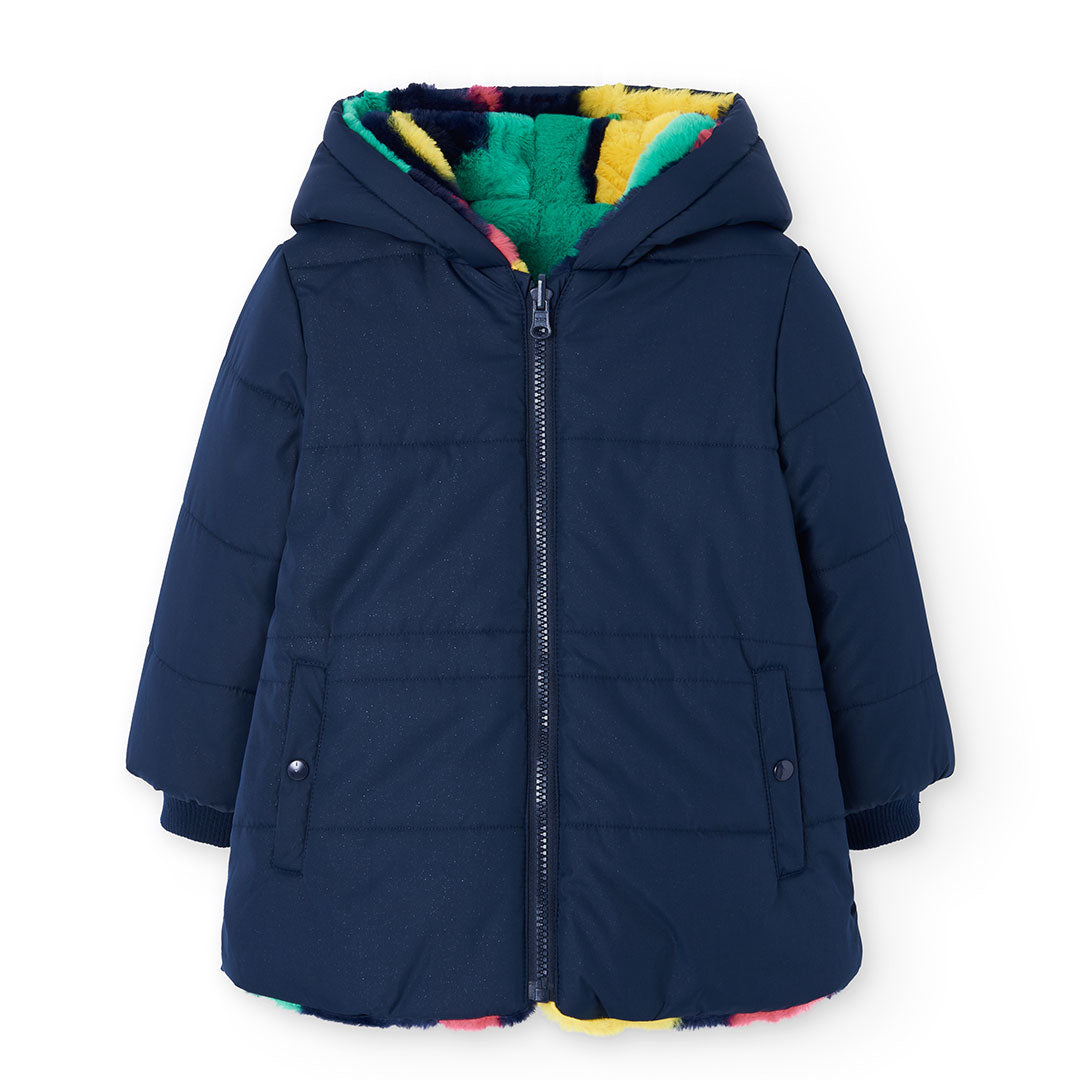 Reversible jacket for girl BOBOLI