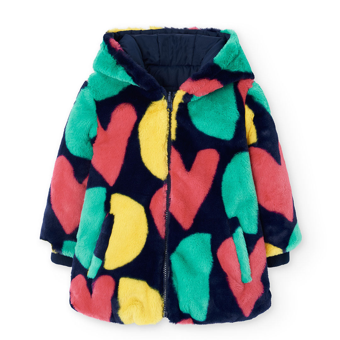 Reversible jacket for girl BOBOLI