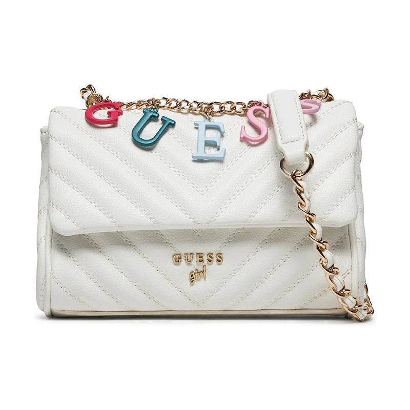 Чанта за момиче в бяло Guess