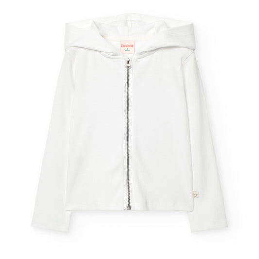 Boboli thin zip-up cardigan for girls