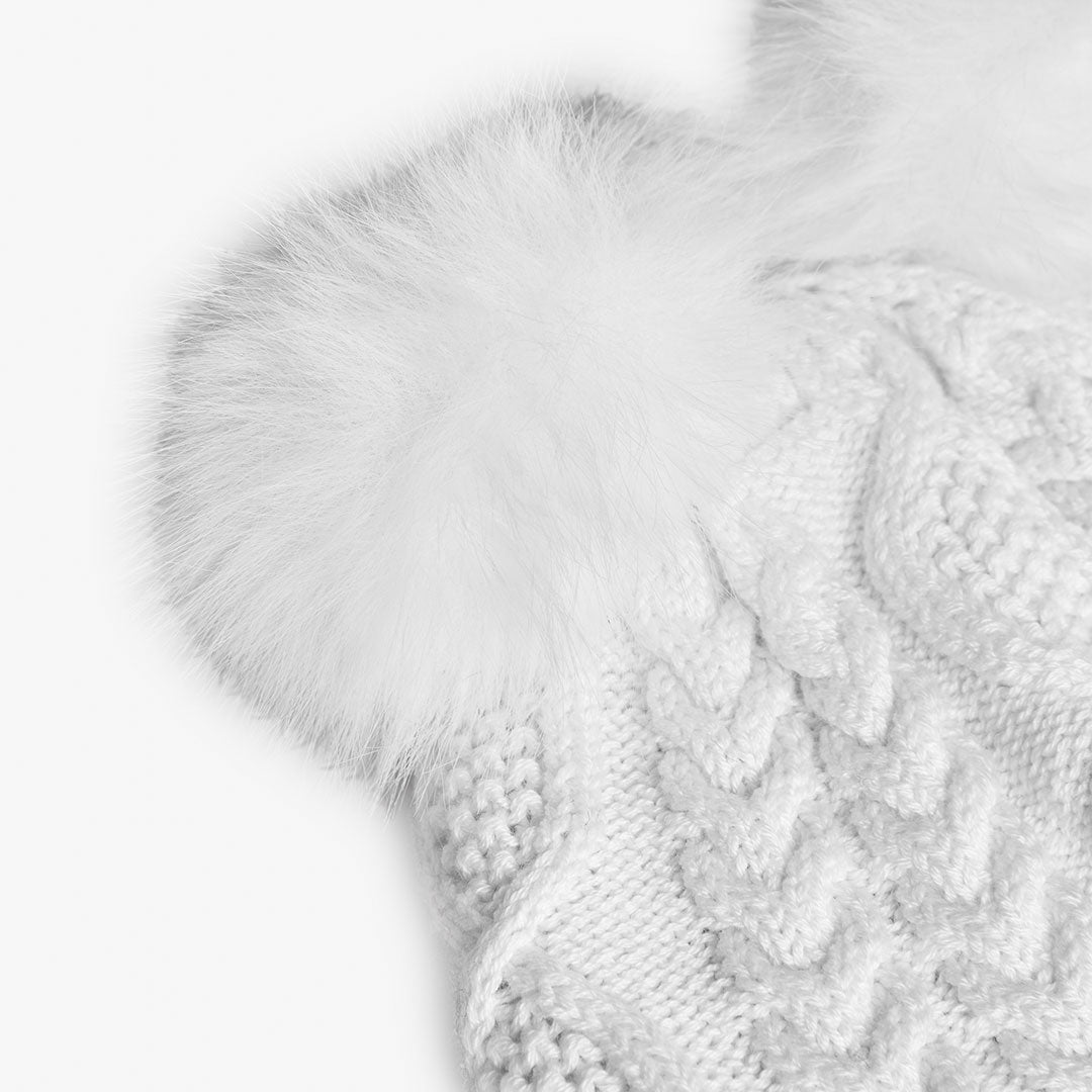 Шапка за момиче BOBOLI бяло