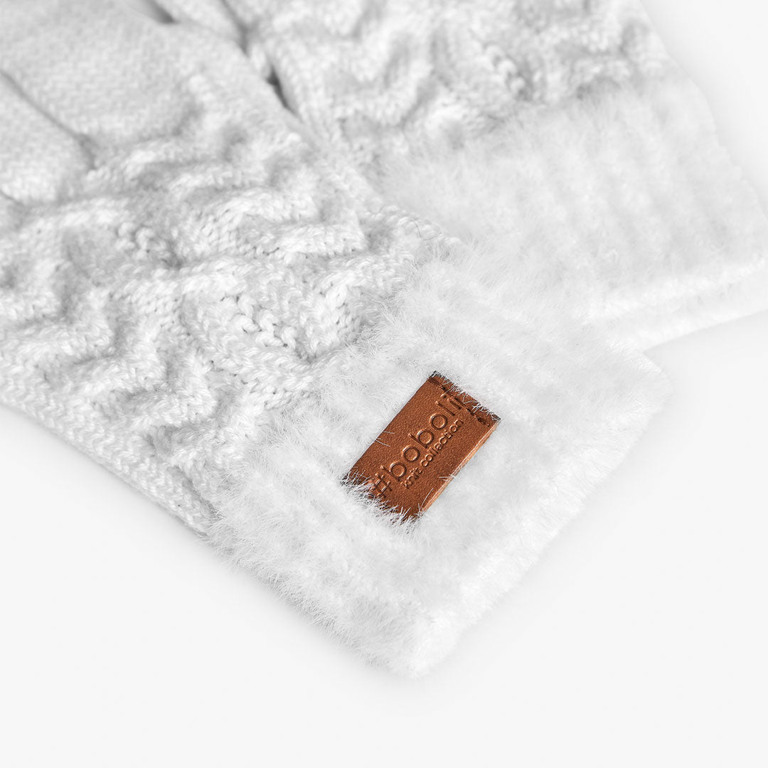 Ръкавици за момиче BOBOLI бяло