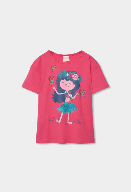 Тениска за момиче BOBOLI