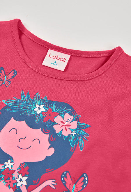 Тениска за момиче BOBOLI