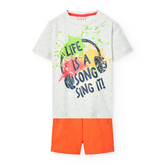 Set for boy T-shirt and shorts Boboli