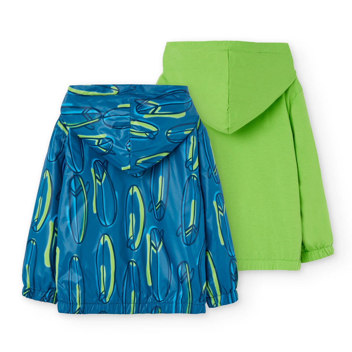 Boboli reversible hooded jacket for boys